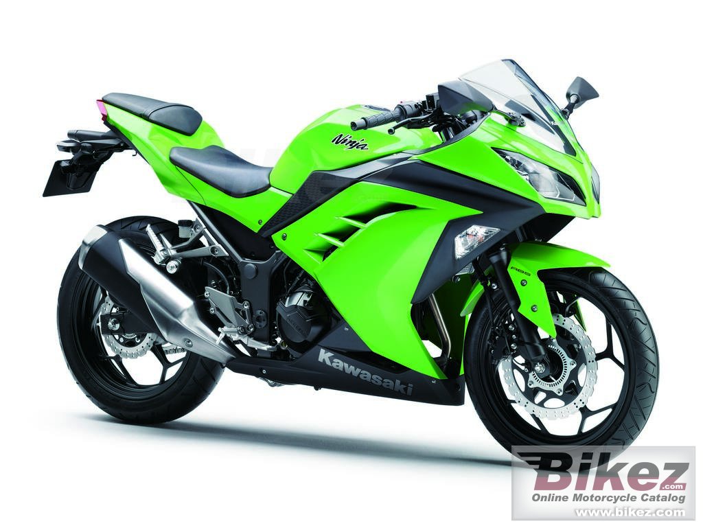 Big Kawasaki ninja 300 picture and wallpaper from Bikez.com